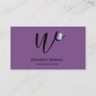 Logotipo Diamante Rhinestone Cartões de visitas in