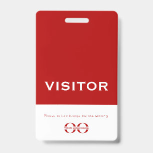 Logotipo do Crachá para visitantes profissionais