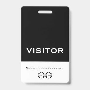 Logotipo do Crachá para visitantes profissionais