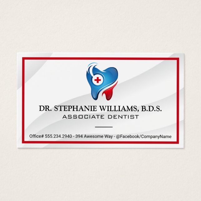 Logotipo do dente da Ajuda dentária | Odontologia (Frente)