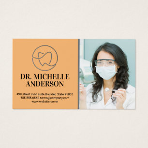 Logotipo do dente Dentista Trabalhando