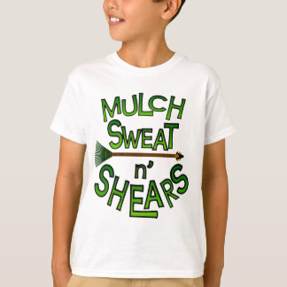 Logotipo do Mulch da camisa dos miúdos