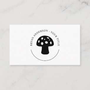 Logotipo do Mushroom Cartão de visita