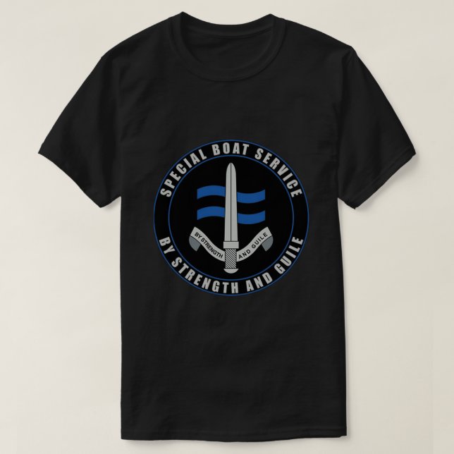 Logotipo do SBS (Special Boat Service) - Camisa T  (Frente do Design)