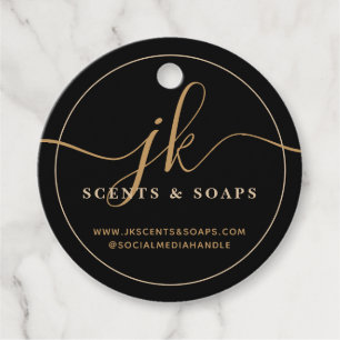 Logotipo do script do Business Monograma Etiqueta 