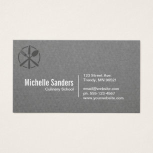 Logotipo do Silverware Textura de cinza