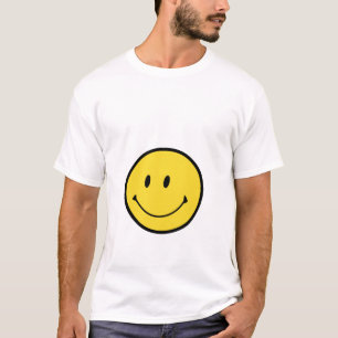 Logotipo do smiley face T- Camisa