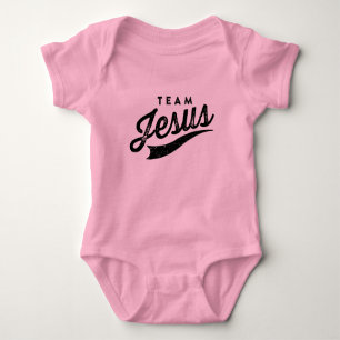 Logotipo do time jesus Camisa do bebê