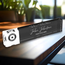 Logotipo e nome personalizados elegantes