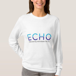 Logotipo ECHO para camisetas de palha longa, de us