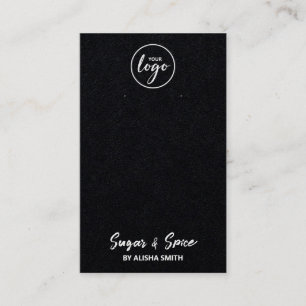 Logotipo editável Cartões de empacotamento para o