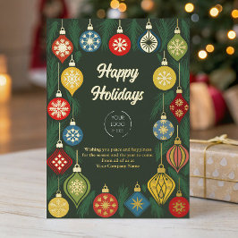 Logotipo Empresarial Enfeite de Natal Vintage Dour