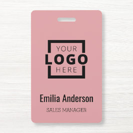 Logotipo Empresarial Personalizado Crachá Básico F