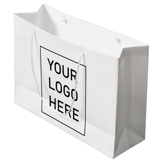 Logotipo Empresarial | Sacolas personalizadas com  (Frente inclinada)