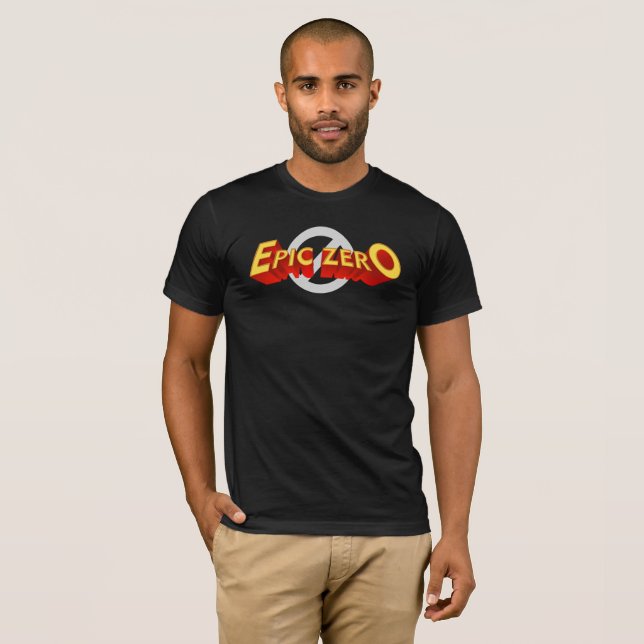 Logotipo Epic Zero - Camiseta masculina (Frente Completa)