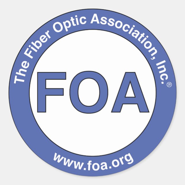 Logótipo FOA - pequenos adesivos (Frente)