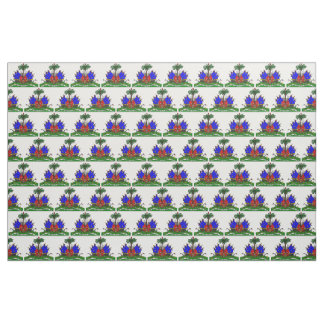Logotipo haitiano do tecido da bandeira