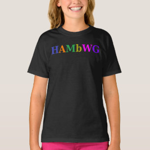 Logotipo HAMbWG - 9 cores - Camisa de futebol femi