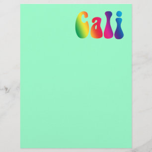Logotipo Hippie Cali Tie-Dye California