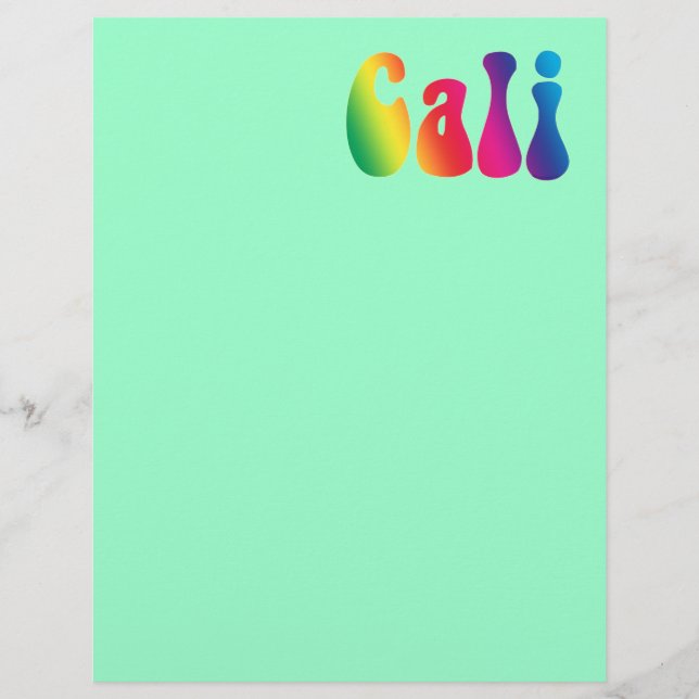 Logotipo Hippie Cali Tie-Dye California (Frente)
