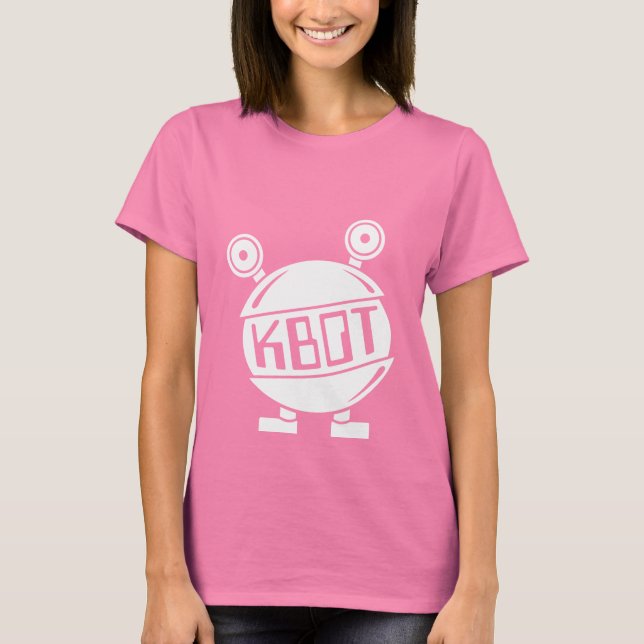 Logotipo KBOT Grande em Camisa T feminina (Frente)