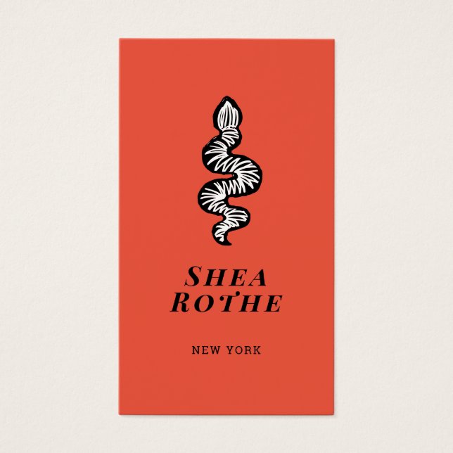 Logotipo legal de Cobra branco preto (Frente)