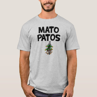 Logotipo Mato Patos T Camisa Duck Hunting