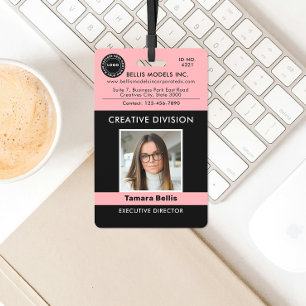 Logotipo moderno, Crachá da empresa QR