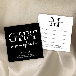 Logotipo moderno de certificado de presente para e