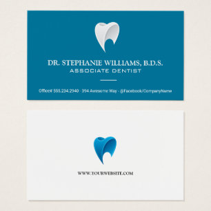 Logotipo moderno dos dentes estilizados Dental