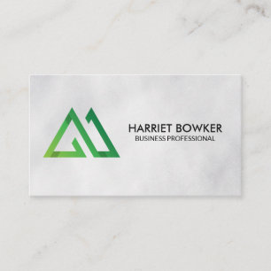 Logotipo Montanhas Cartão de Visita Natural