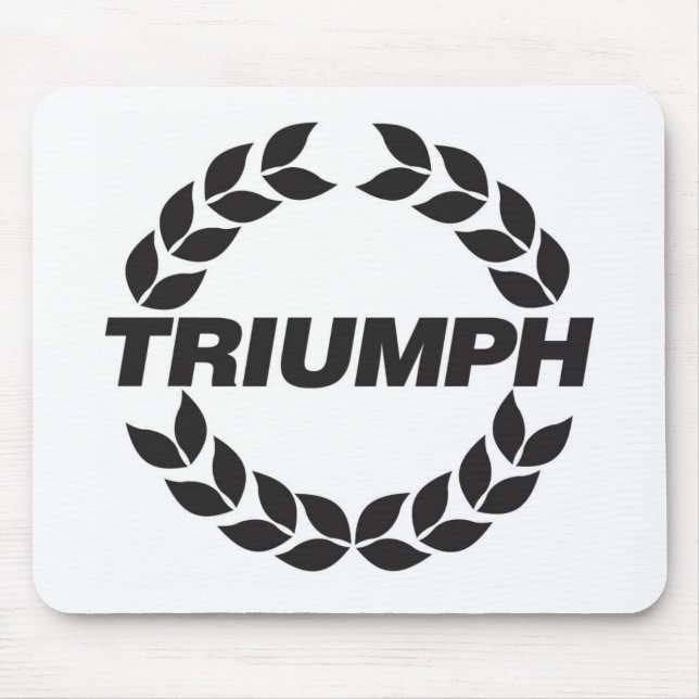 Logotipo Mousepad de Triumph da grinalda (Frente)