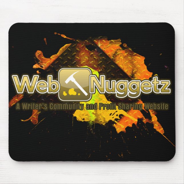logotipo Mousepad de Webnuggetz.com (Frente)