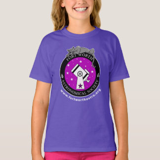 Logotipo oficial FWAS Meninas Roxo T-Shirt