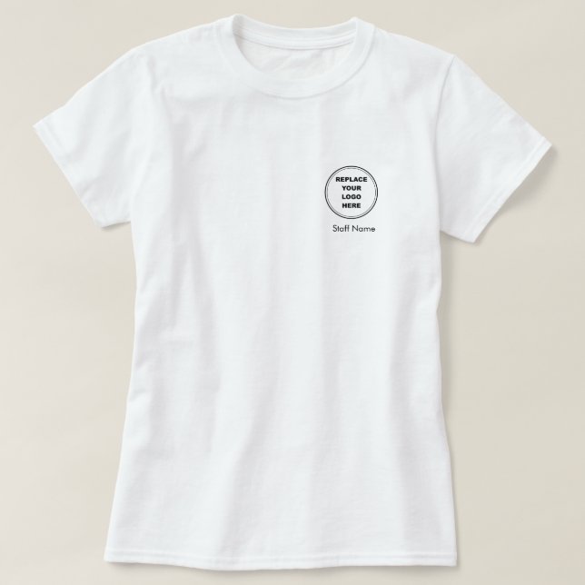 Logotipo personalizado | Adicionar Sua Camisa Desi (Frente do Design)
