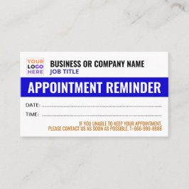 Logotipo Personalizado | Cartões Modernos de Lembr