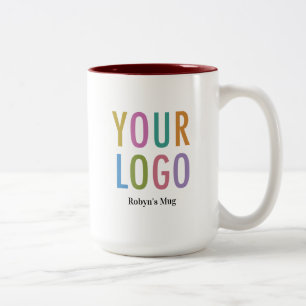 Logotipo personalizado da caneca interna de 15 oz