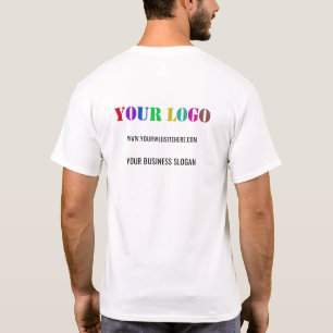 Logotipo personalizado da empresa e T-Shirt do Pro