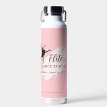 Logotipo Personalizado de Estúdio de Dança em Rosa