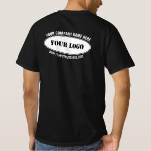 Logotipo personalizado de sua empresa e T-Shirt de