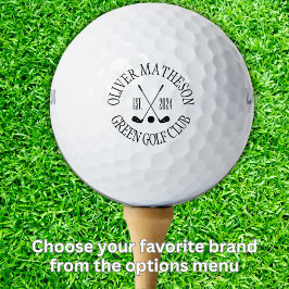 Logotipo Personalizado do Golf Club