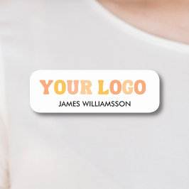 Logotipo Personalizado Do Nome de etiqueta Para Fu