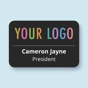 Logotipo personalizado do pino de Nome de etiqueta