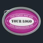 Logotipo personalizado e bolso de correia de texto<br><div class="desc">Escolha Colors and Font Belt Buckle with Your Custom Business Logo and Text Personalised Promocional Professional Stamp Design Belt Buckles Gift - Add Your Logo - Image / Name - Company / Website ou outras informações / texto - Reize e mova ou adicione elementos / texto com a ferramenta de...</div>