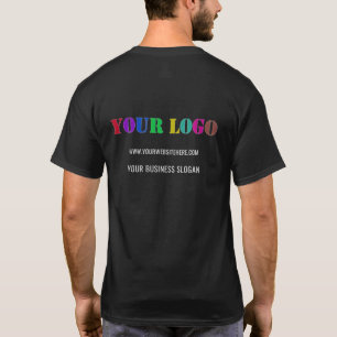 Logotipo personalizado e camiseta de texto Promoci