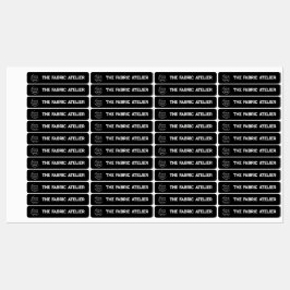 Logotipo personalizado e etiquetas de vestuário do