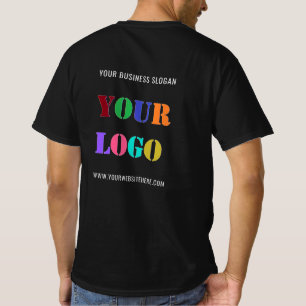 Logotipo personalizado e texto - Camisa do Promoci