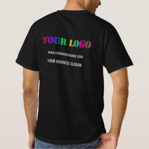 Logotipo personalizado e texto T-shirt do Promocio