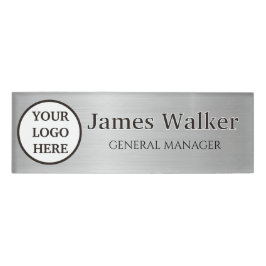 Logotipo Personalizado Funcionário gris e preto Te