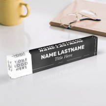 Logotipo personalizado Nome moderno Título Empresa